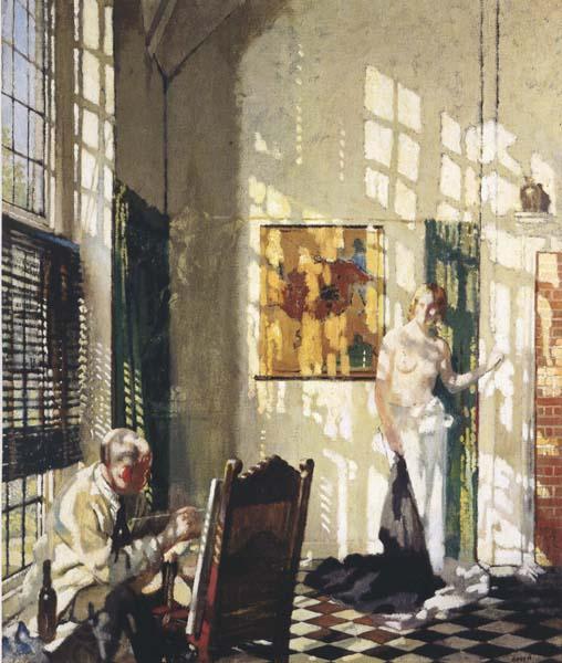 Sir William Orpen The Studio oil painting picture